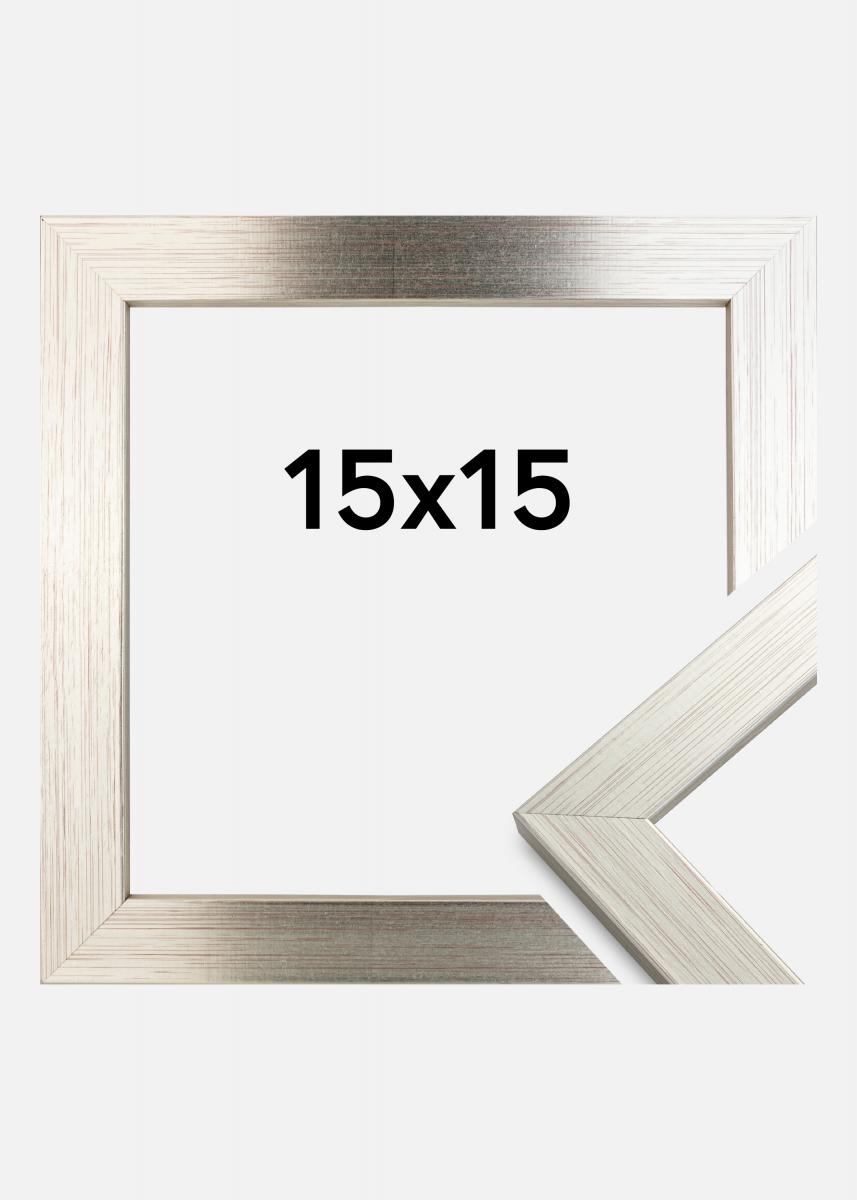 Buy Frame Silver Wood 15x15 cm here 