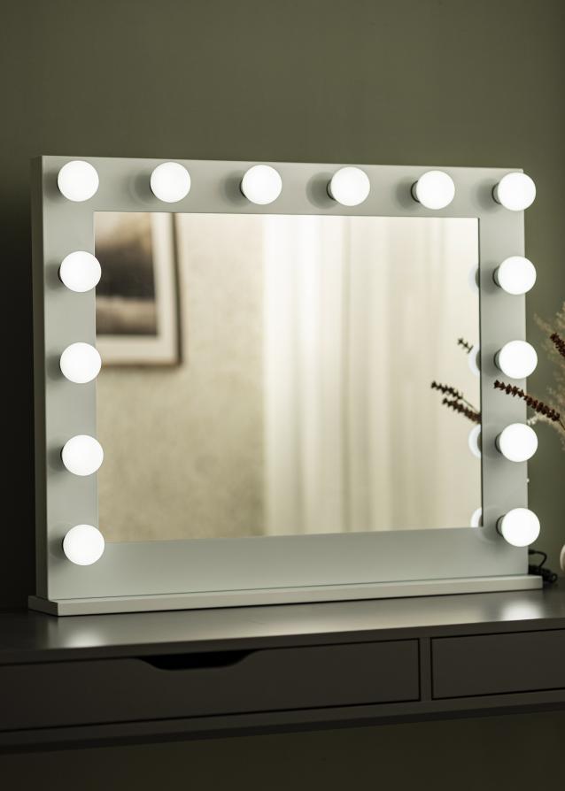 KAILA KAILA Make-up Mirror Hollywood 14 E27 White 80x65 cm