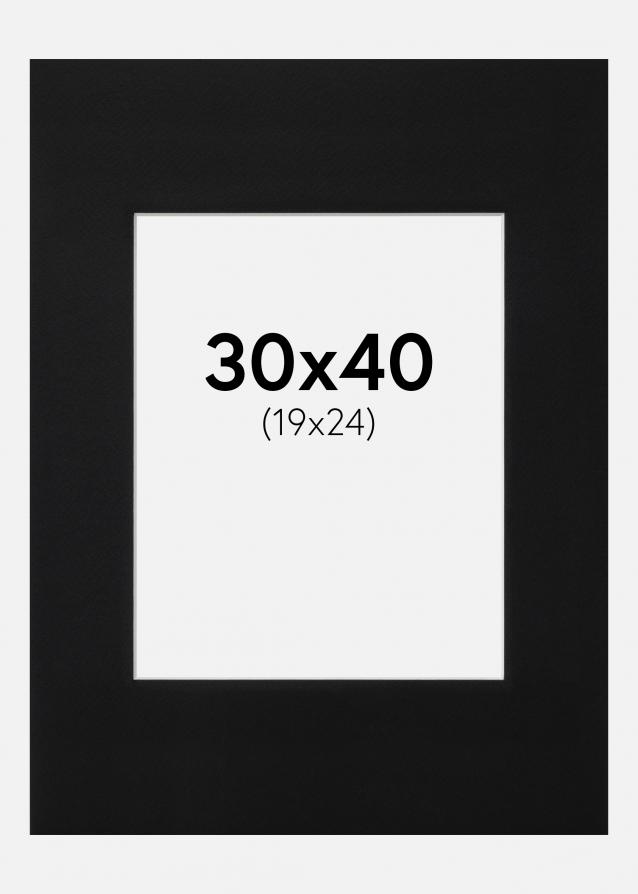 Artlink Mount Black Standard (White Core) 30x40 cm (19x24)