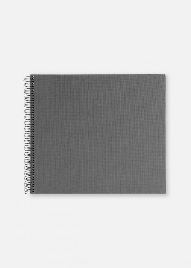 Goldbuch Bella Vista Spiral bound album Grey - 35x30 cm (40 Black pages / 20 sheets)