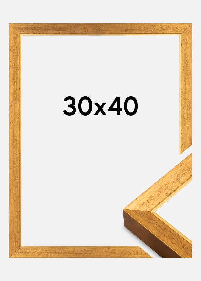 Ramverkstad Frame Brema Acrylic Glass Gold 30x40 cm