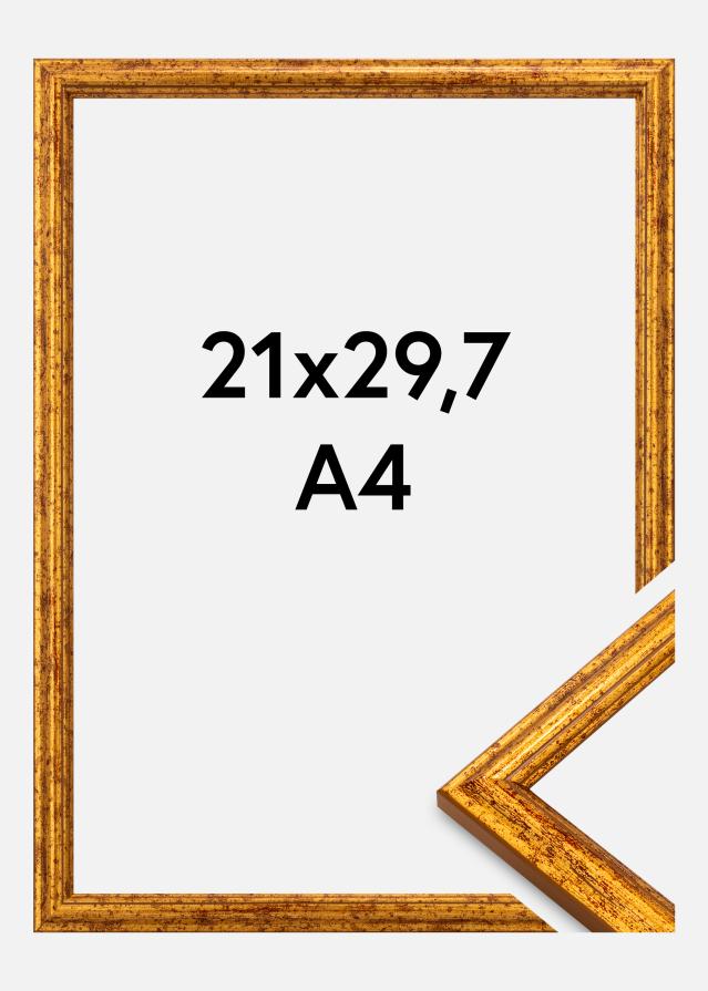 Ramverkstad Frame Claudia Acrylic Glass Gold 21x29.7 cm (A4)