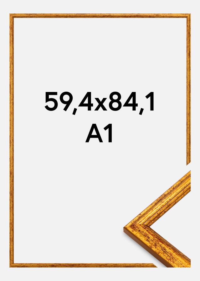 Ramverkstad Frame Claudia Acrylic Glass Gold 59,4x84,1 cm (A1)