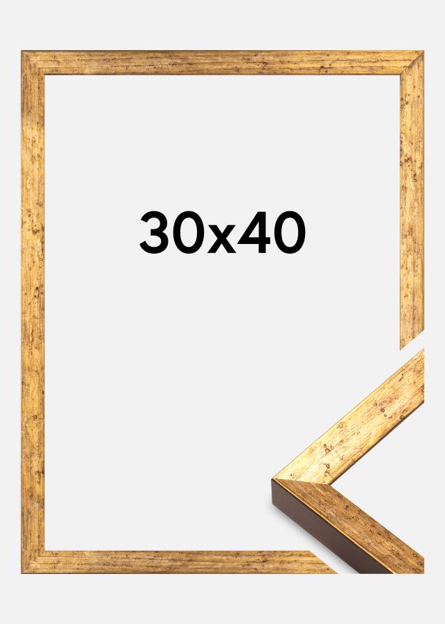 Ramverkstad Frame Dune Acrylic Glass Gold 30x40 cm