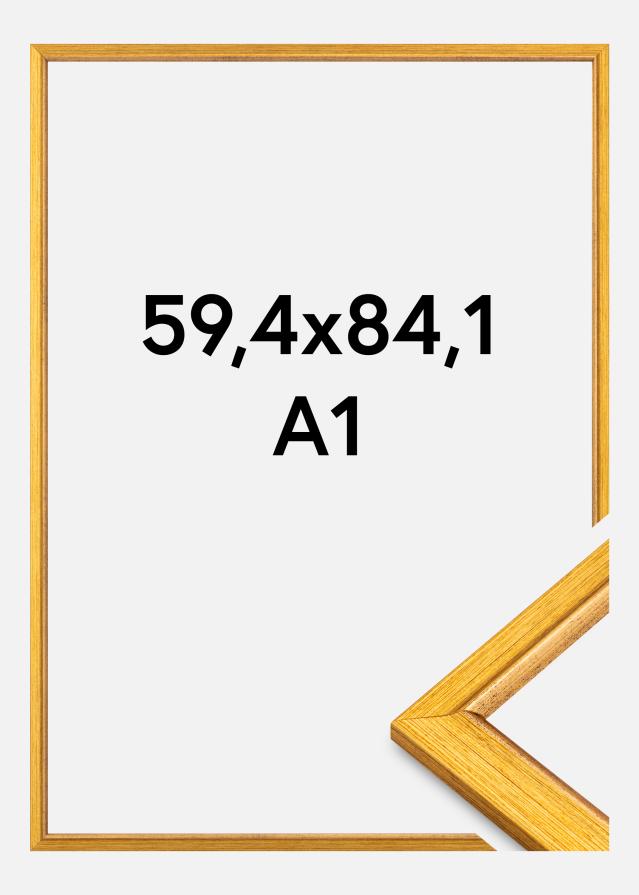 Ramverkstad Frame Marisa Acrylic Glass Gold 59.4x84.1 cm (A1)