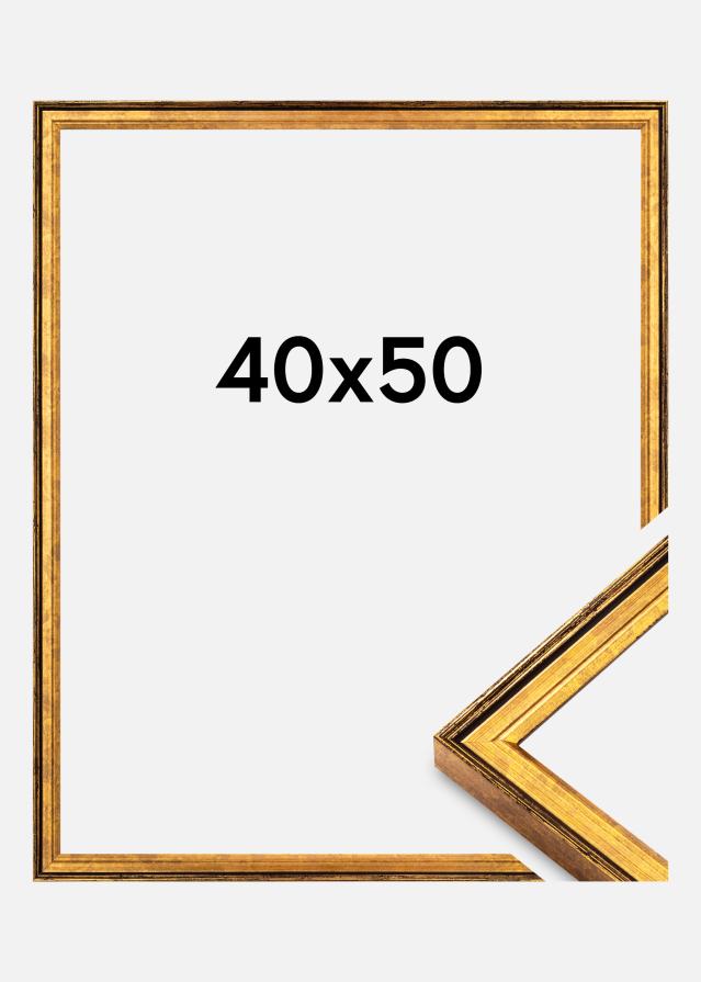 Ramverkstad Frame Ringa Acrylic Glass Gold 40x50 cm