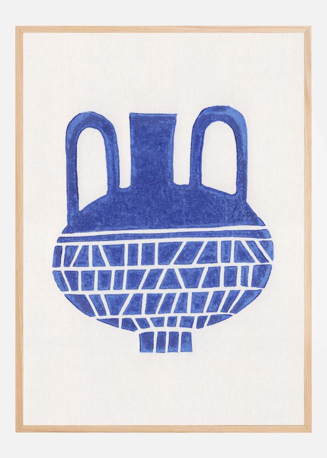 Bildverkstad Linocut Vase #6 Poster