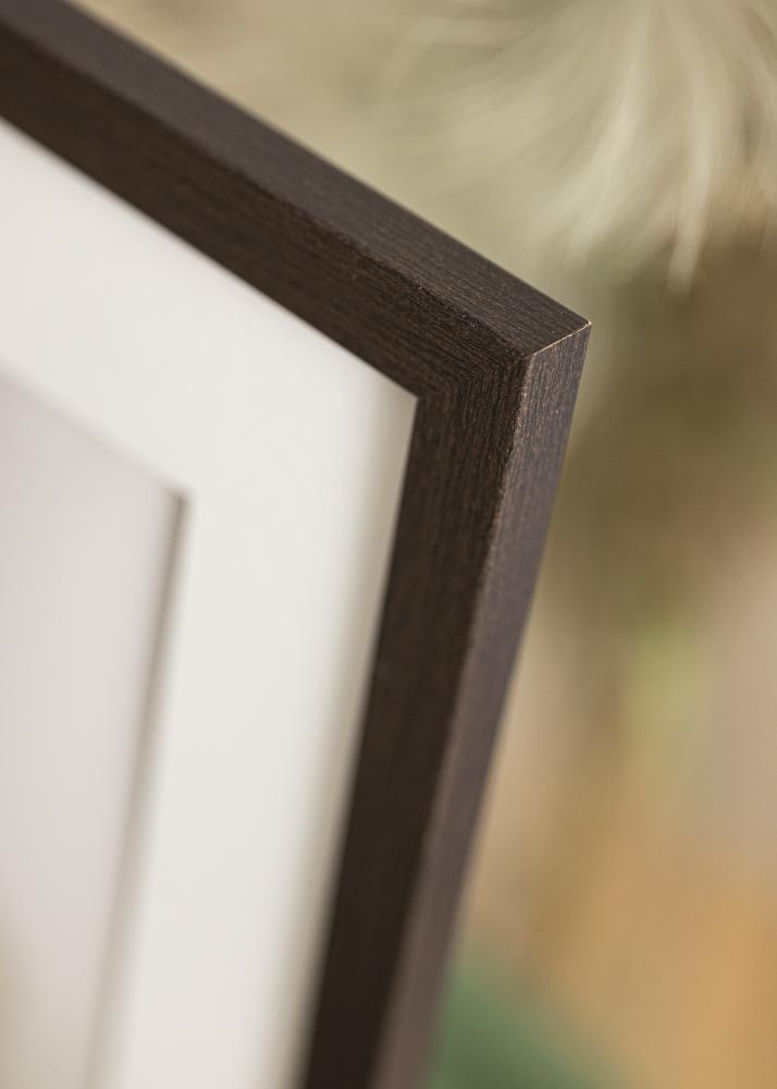 Ram med passepartou Frame Sleek Wenge 60x80 cm - Mat White 50x70 cm