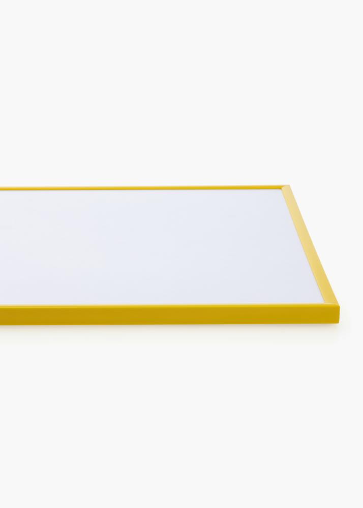 Ram med passepartou Frame New Lifestyle Yellow 60x80 cm - Mat White 52x72 cm