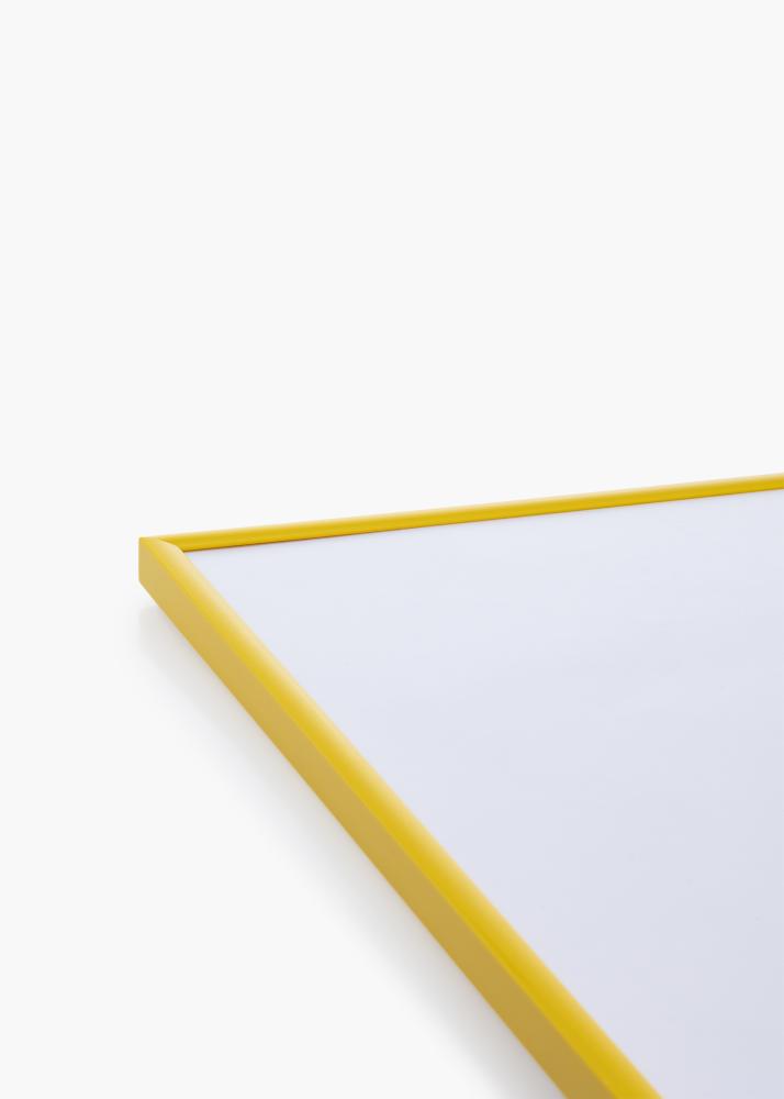 Ram med passepartou Frame New Lifestyle Yellow 60x80 cm - Mat White 52x72 cm