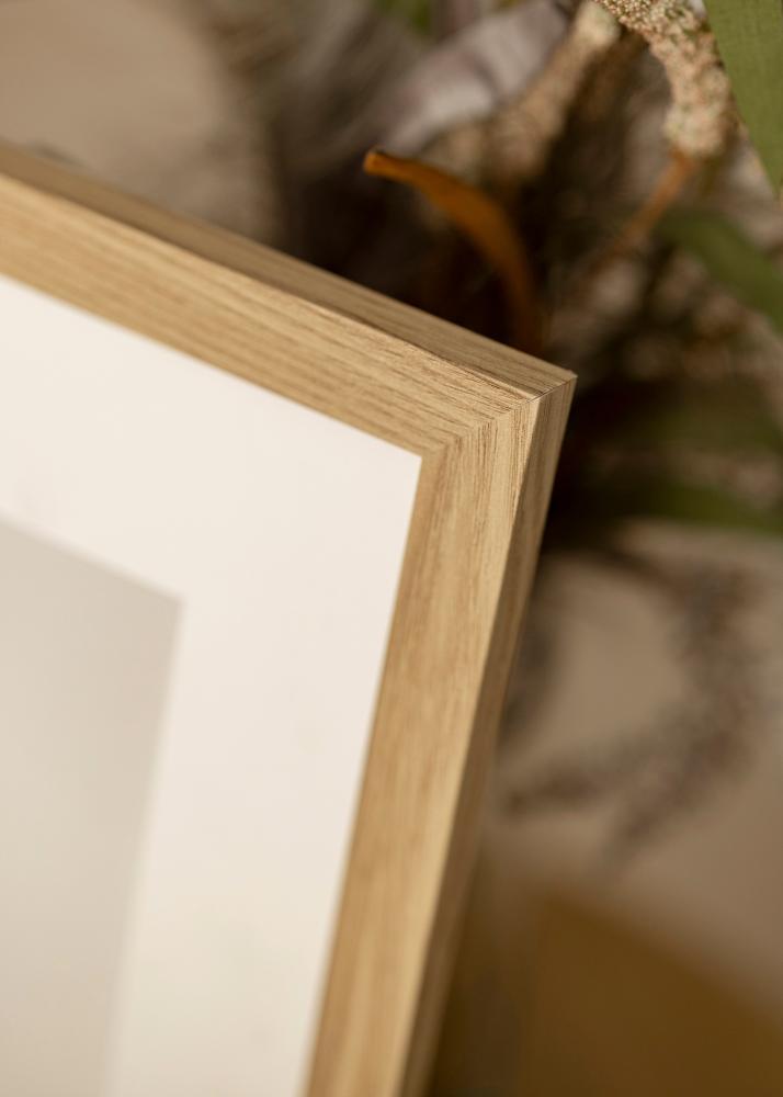 Ram med passepartou Frame BGA Classic Oak 60x60 cm - Mounts White 50x50 cm