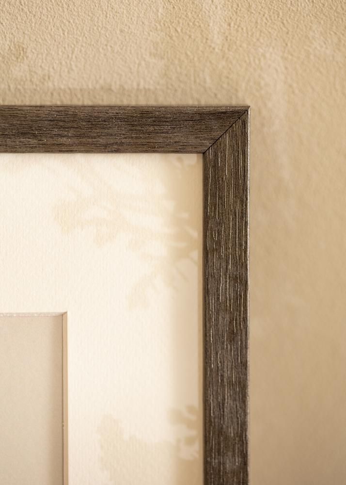 Ram med passepartou Frame Ares Grey Oak 50x60 cm - Mounts White 40x50 cm