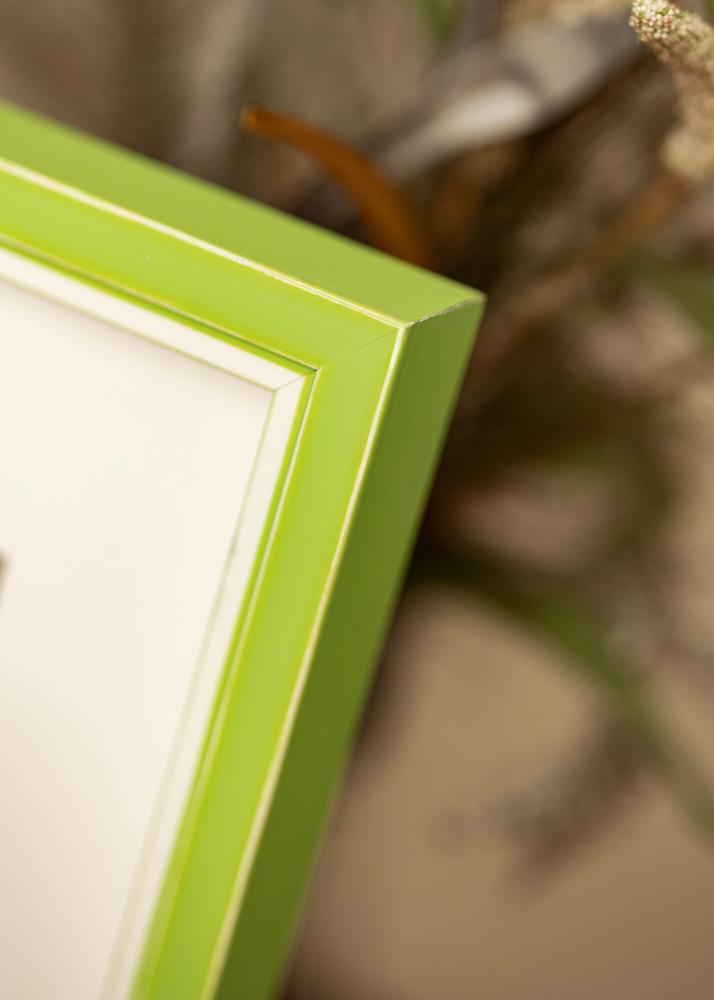 Ram med passepartou Frame Diana Light Green 60x80 cm - Mat White 50x69 cm