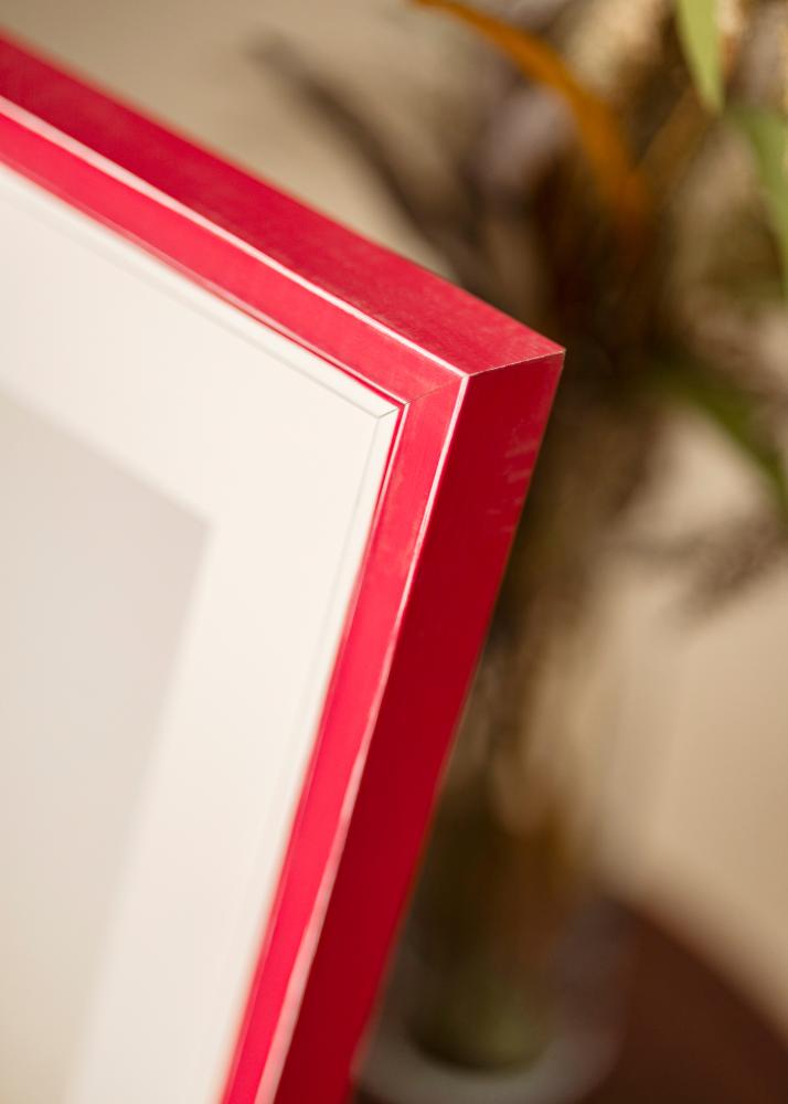 Ram med passepartou Frame Diana Red 30x40 cm - Mounts White 20x30 cm