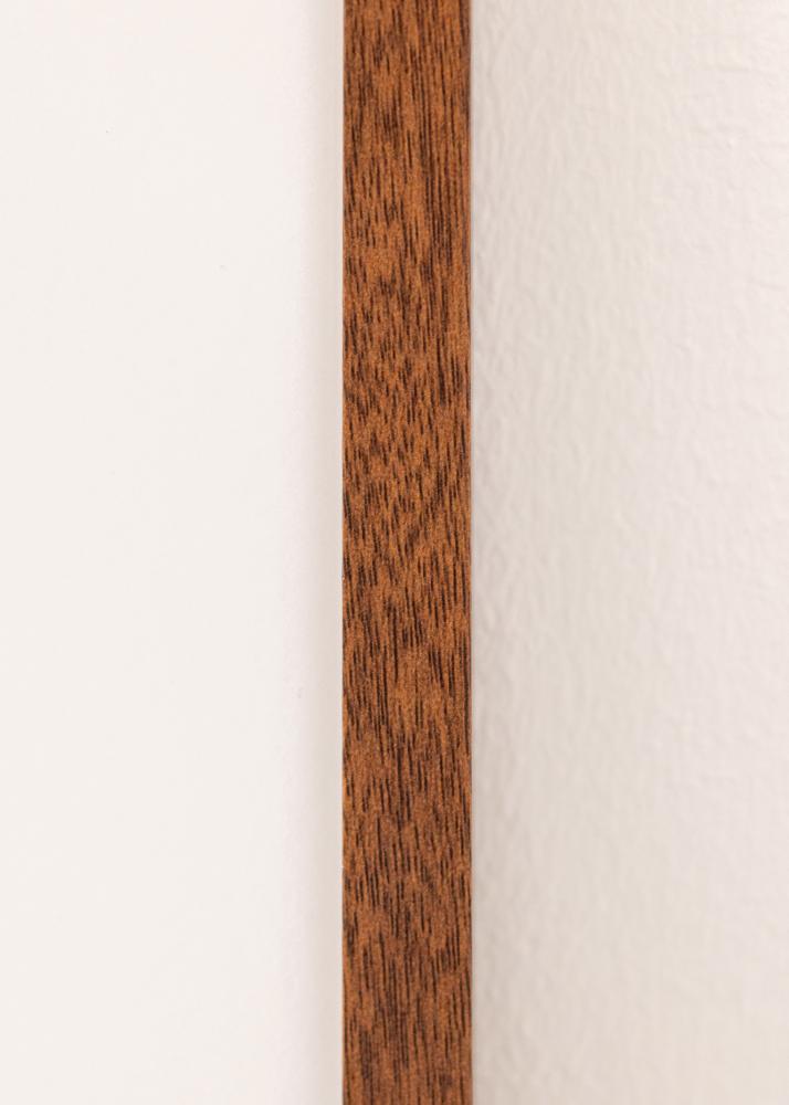 Ram med passepartou Frame Modern Warm Brown 30x40 cm - Passepartout White 20x30 cm