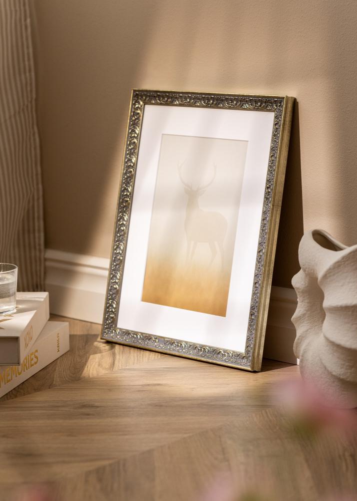 Ramverkstad Frame Amber Acrylic Glass Silver 29.7x42 cm (A3)