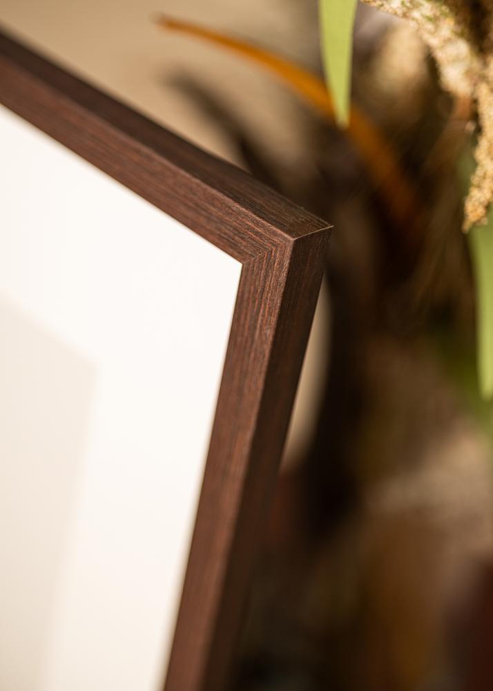 BGA Frame Modern Acrylic Glass Walnut 50x60 cm