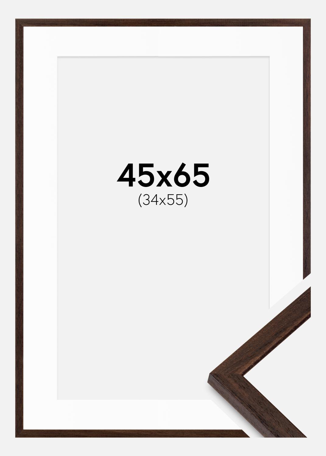 Product Image for Frame Edsbyn Walnut 45x65 cm - Mounts White 35x56 cm