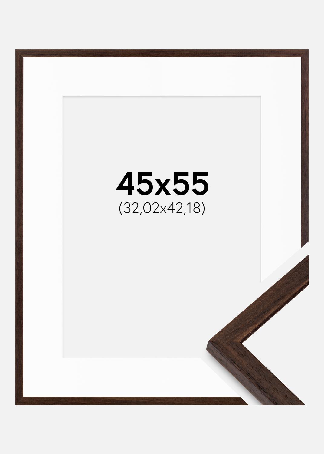 Product Image for Frame Edsbyn Walnut 45x55 cm - Mounts White 13x17 inches