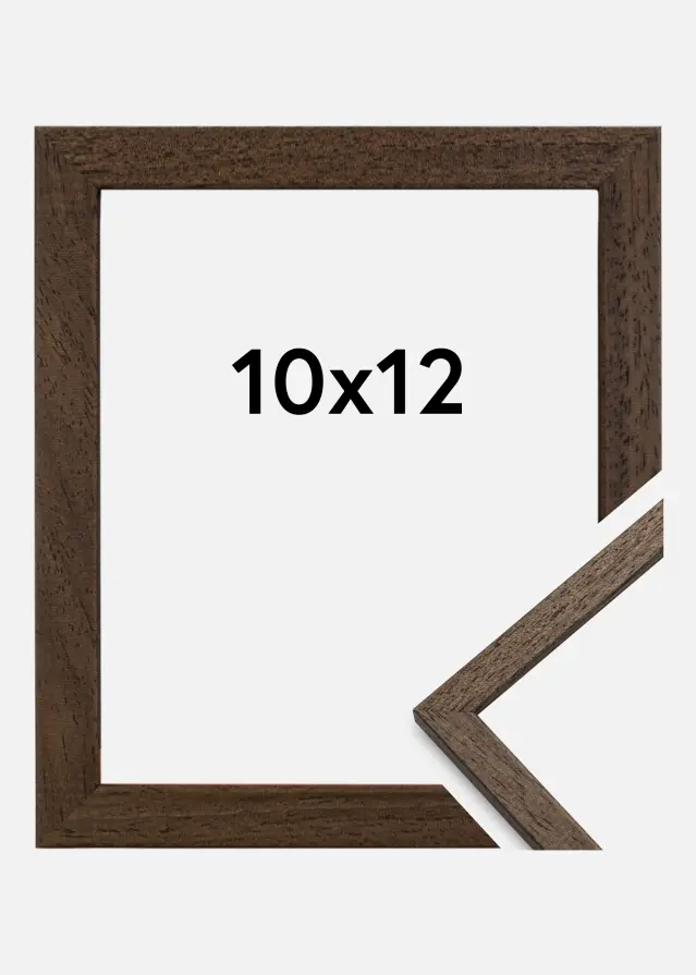 Galleri 1 Frame Edsbyn Acrylic glass Walnut 10x12 cm