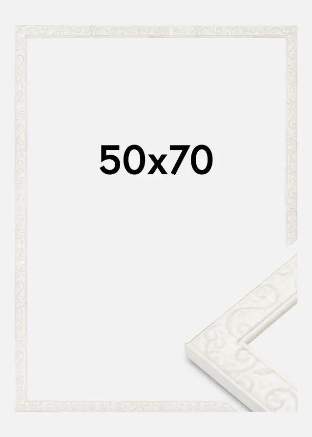 Ramverkstad Frame Milton Acrylic Glass White 50x70 cm