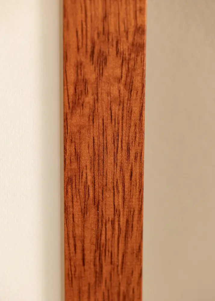 Ram med passepartou Frame Juno Cherry 50x70 cm - Mounts White 42x59.4 cm