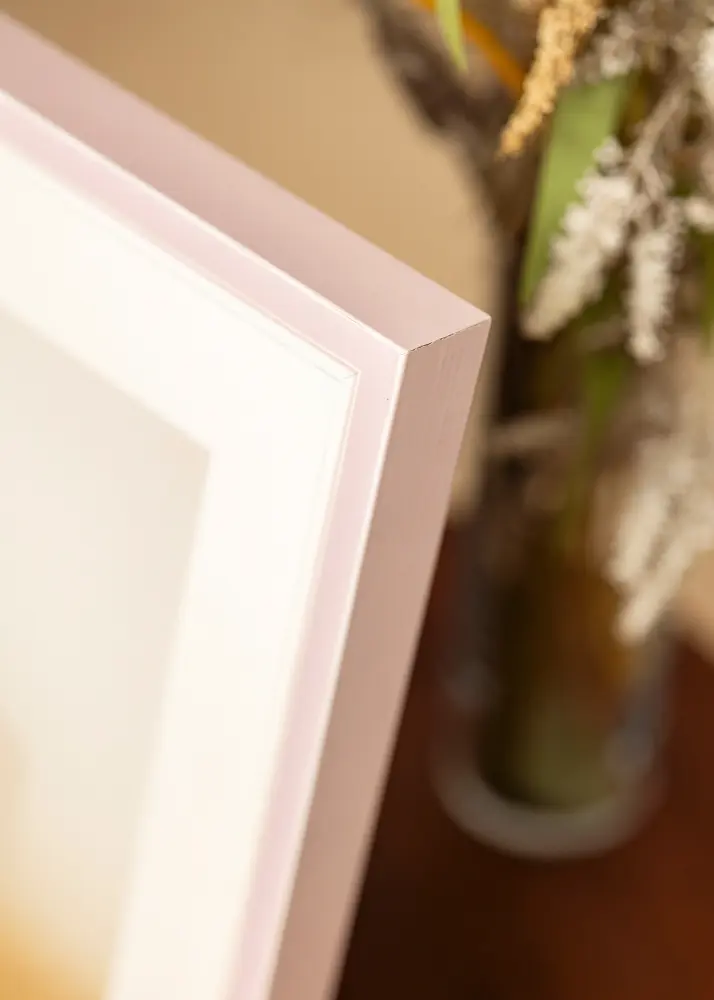 Ram med passepartou Frame Diana Pink 70x70 cm - Mounts White 60x60 cm