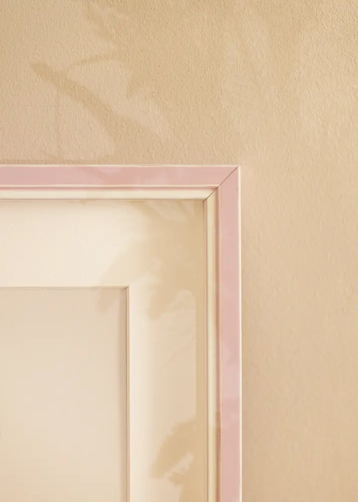 Ram med passepartou Frame Diana Pink 70x70 cm - Mounts White 60x60 cm