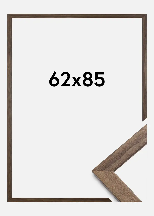 Estancia Frame Stilren Acrylic glass Walnut 62x85 cm