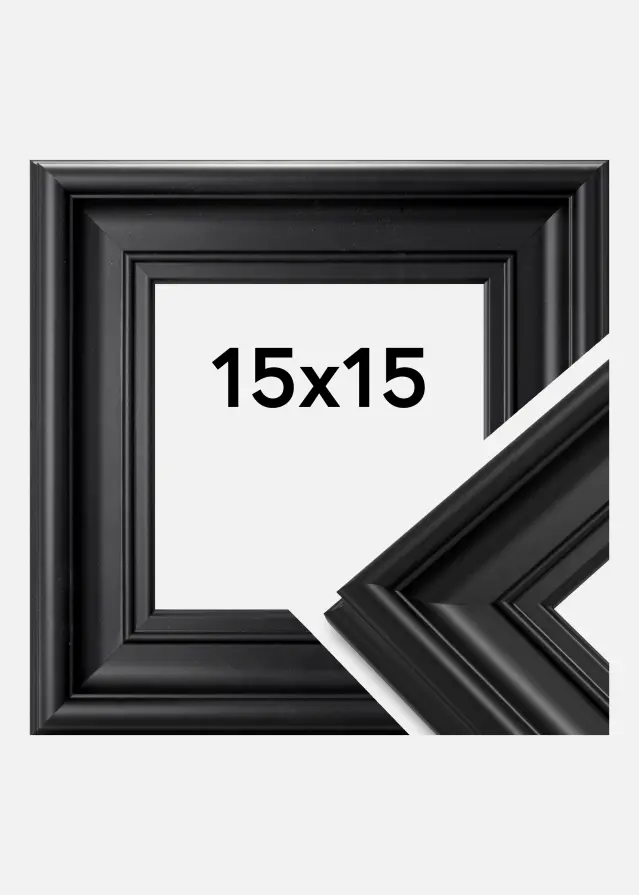 Ramverkstad Frame Mora Premium Black 15x15 cm