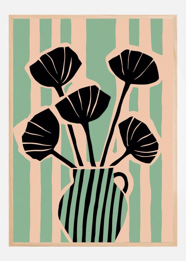 Bildverkstad Striped Still Life I Poster