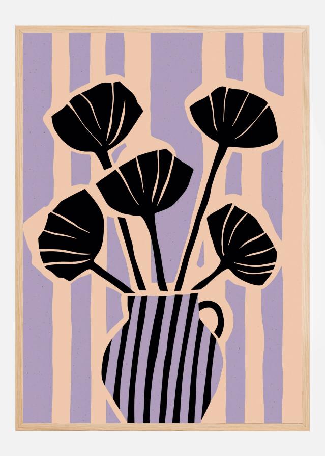 Bildverkstad Striped Still Life II Poster