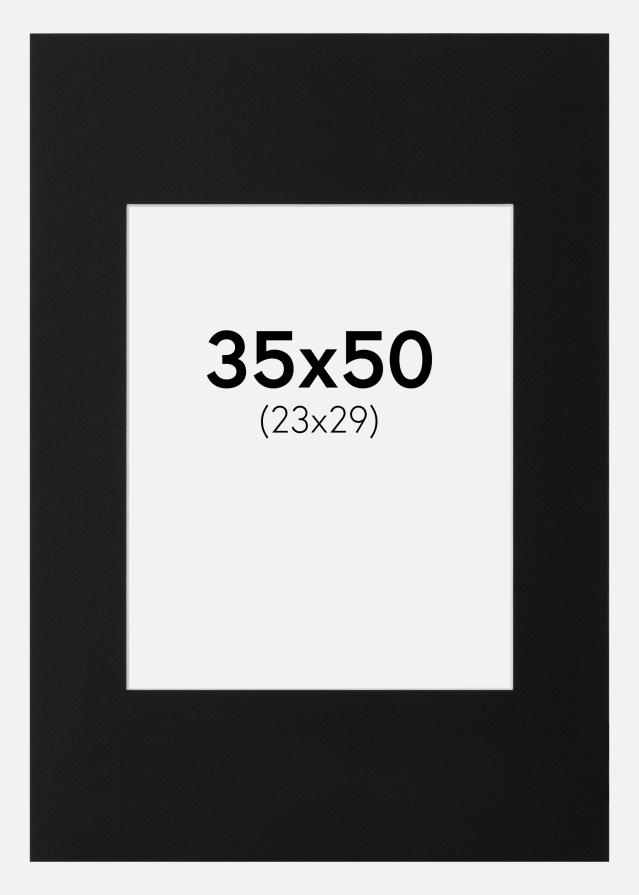 Artlink Mount Black Standard (White Core) 35x50 cm (23x29)