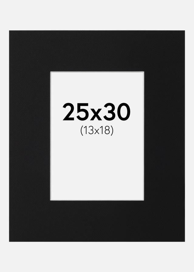 Artlink Mount Black Standard (White Core) 25x30 cm (13x18)