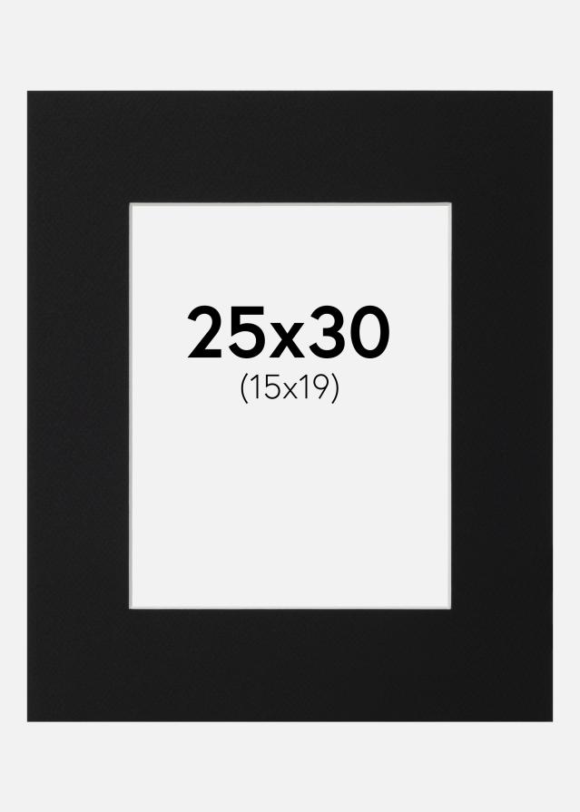 Artlink Mount Black Standard (White Core) 25x30 cm (15x19)