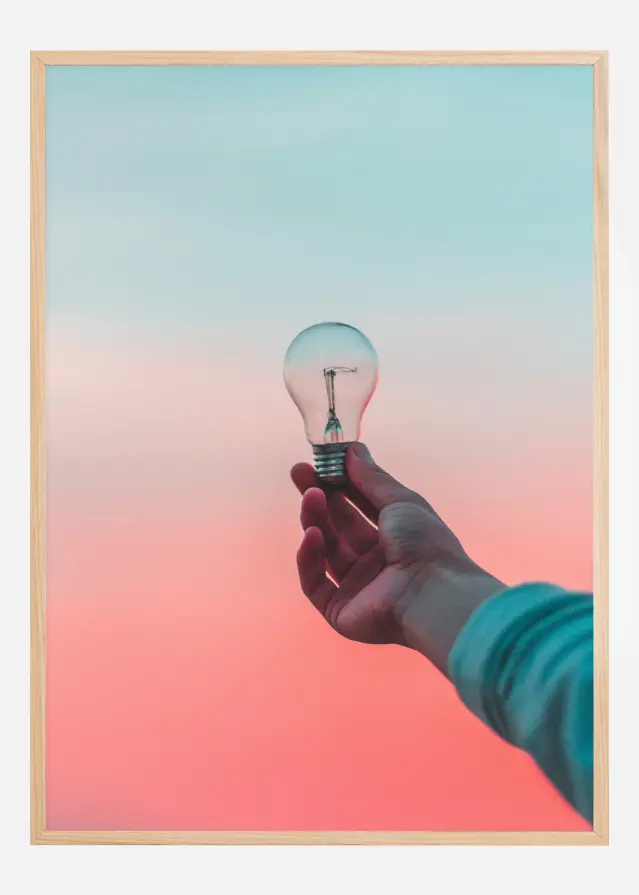 Bildverkstad Light Bulb Poster