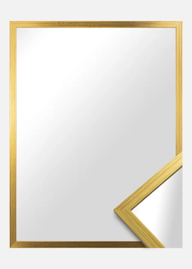 Ramverkstad Mirror Edsbyn Gold - Custom Size