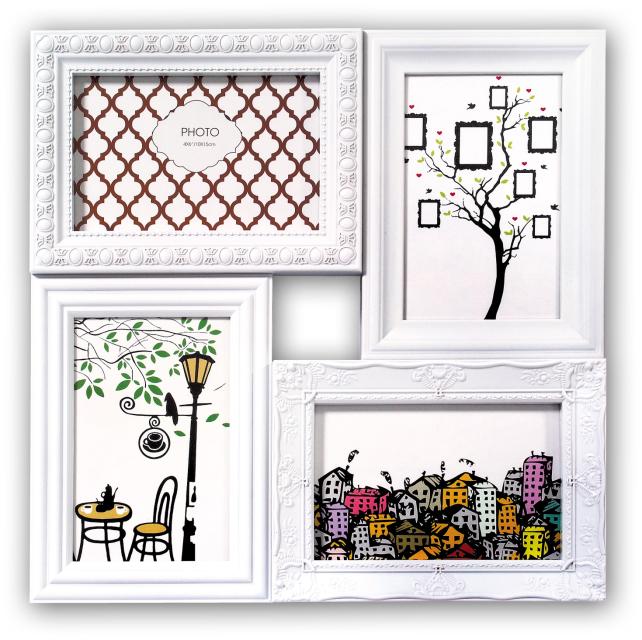 ZEP Cordoba Collage frame Acrylic glass White - 4 Pictures