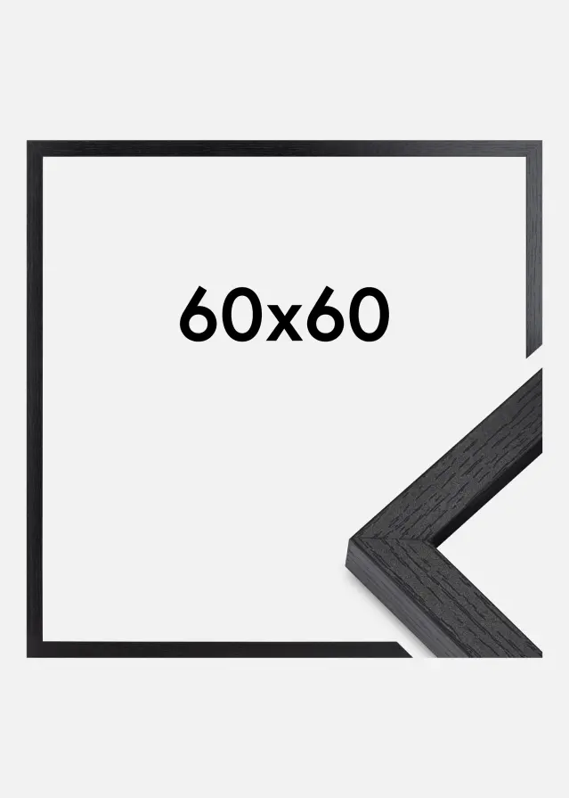 BGA BGA Box Frame Acrylic Glass Black 60x60 cm