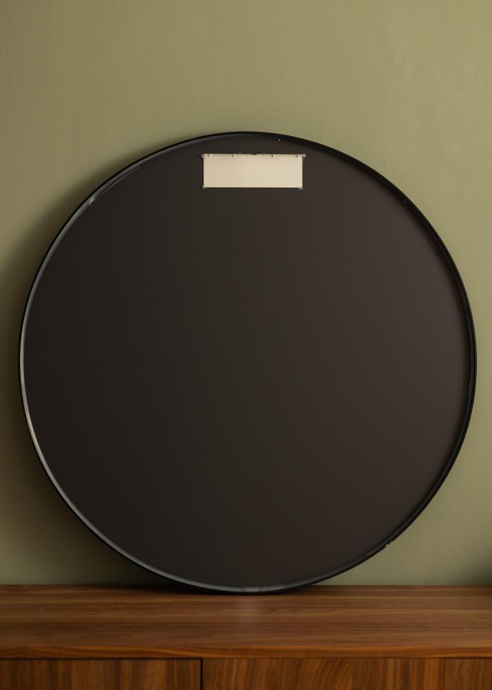 House Nordic Mirror Madrid Black 80 cm Ø