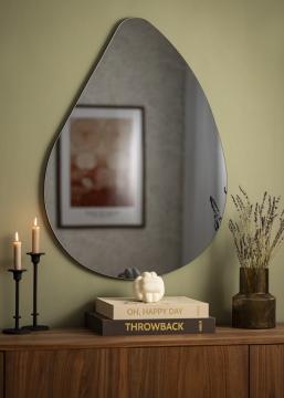 BGA Mirror Droplet Grey 65x90 cm