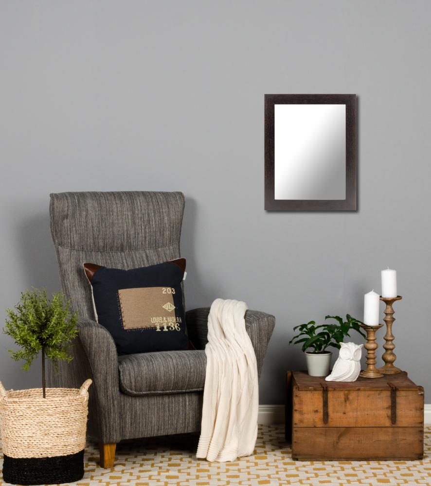 Ramverkstad 60x90 Ombud Mirror Härjedalen - Dark brown - Custom Size