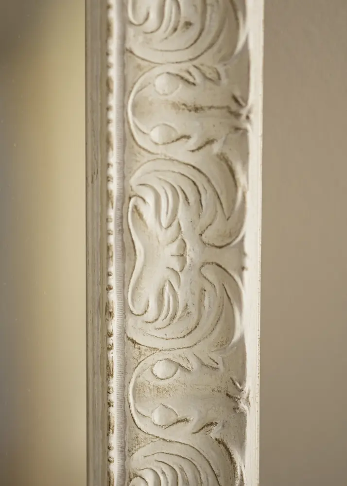 Ramverkstad Mirror Durham White - Custom Size