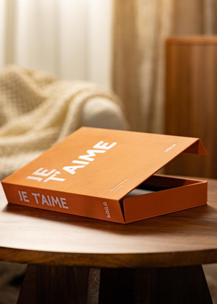 KAILA KAILA JE T'AIME - Coffee Table Photo Album (60 Black Pages)