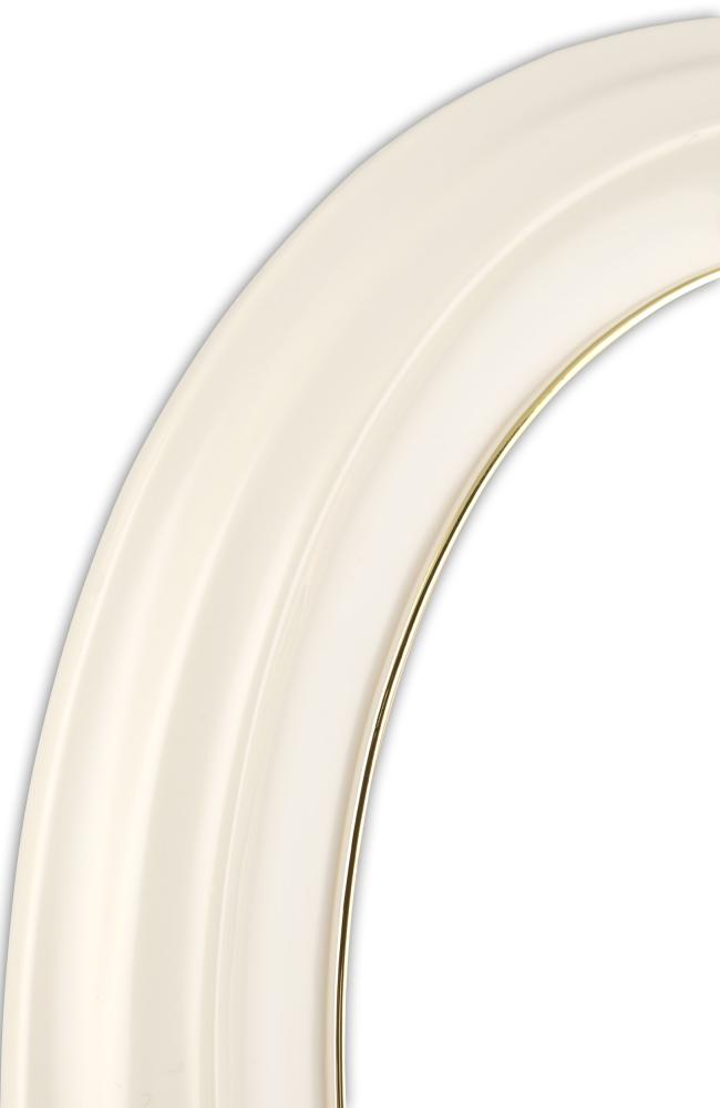 Estancia Eiri Mozart Oval White 10x15 cm