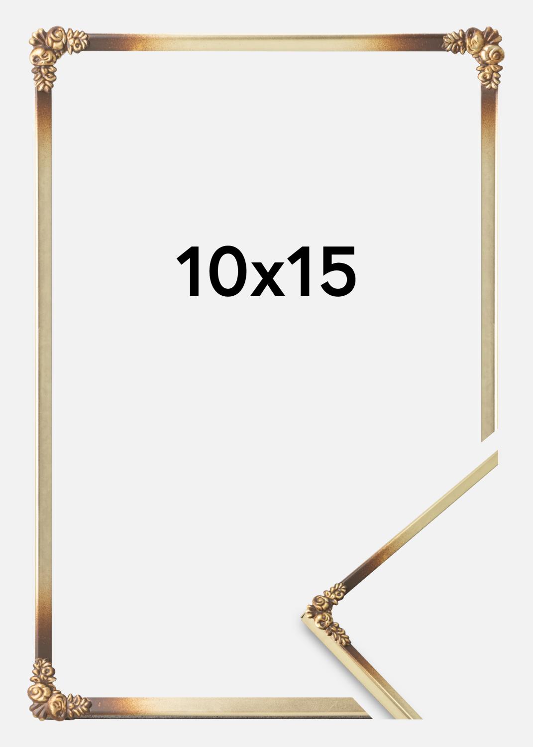 Product Image for Frame Rosen Metall Gold 10x15 cm