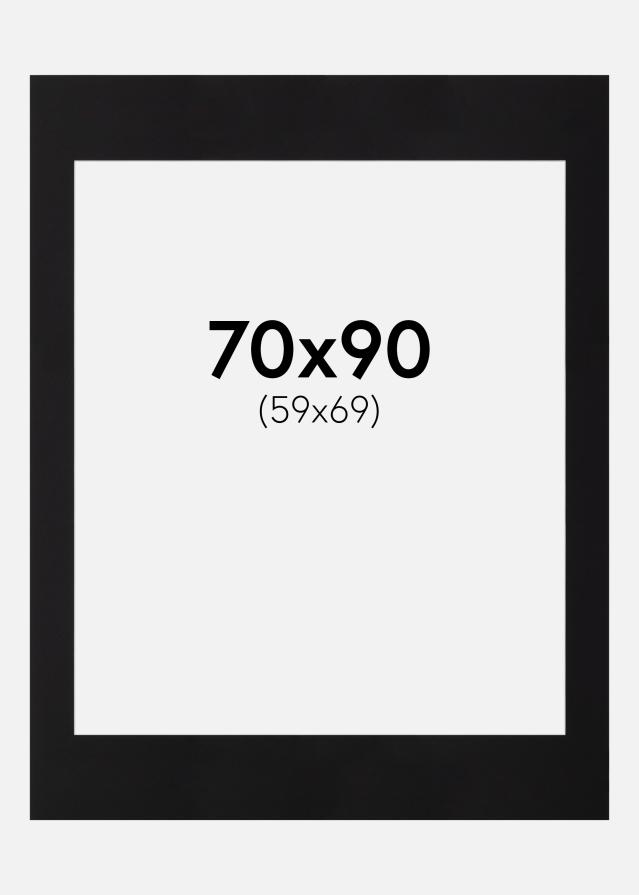 Galleri 1 Mount Canson Black (White Core) 70x90 cm (59x69)