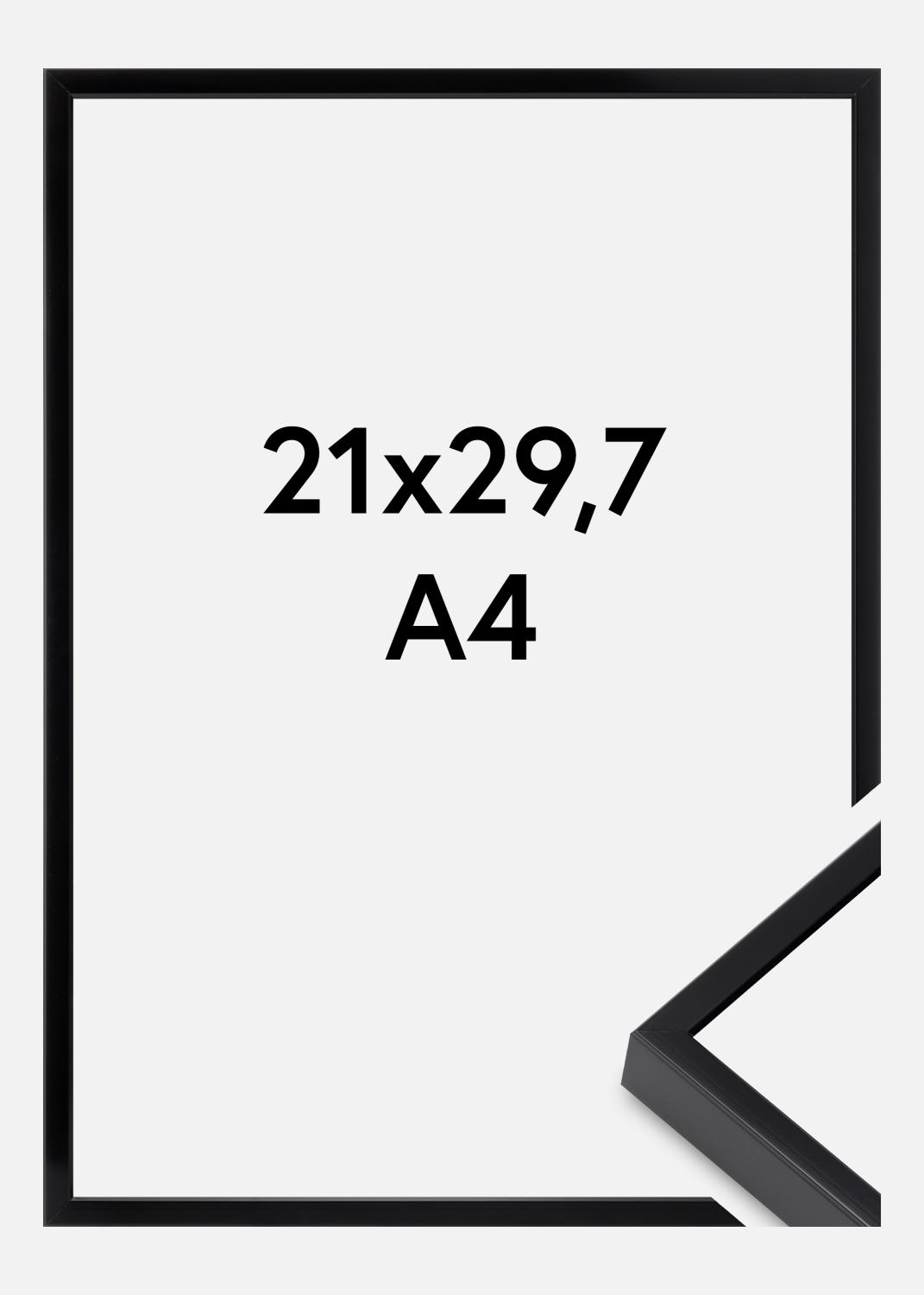 Product Image for Aluminium Frame Acrylic Glass Black 21x29.7 cm (A4)