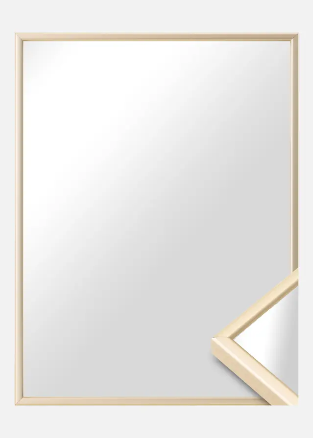 Ramverkstad Mirror Karlholm Champagne - Custom Size