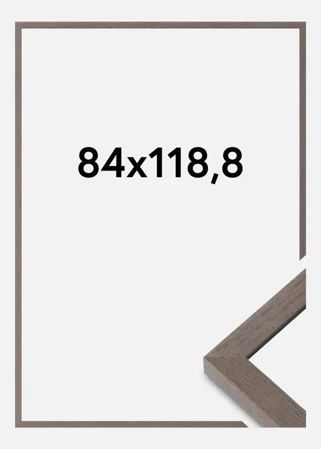 Mavanti Frame Hermes Acrylic Glass Grey 84.1x118.9 cm (A0)